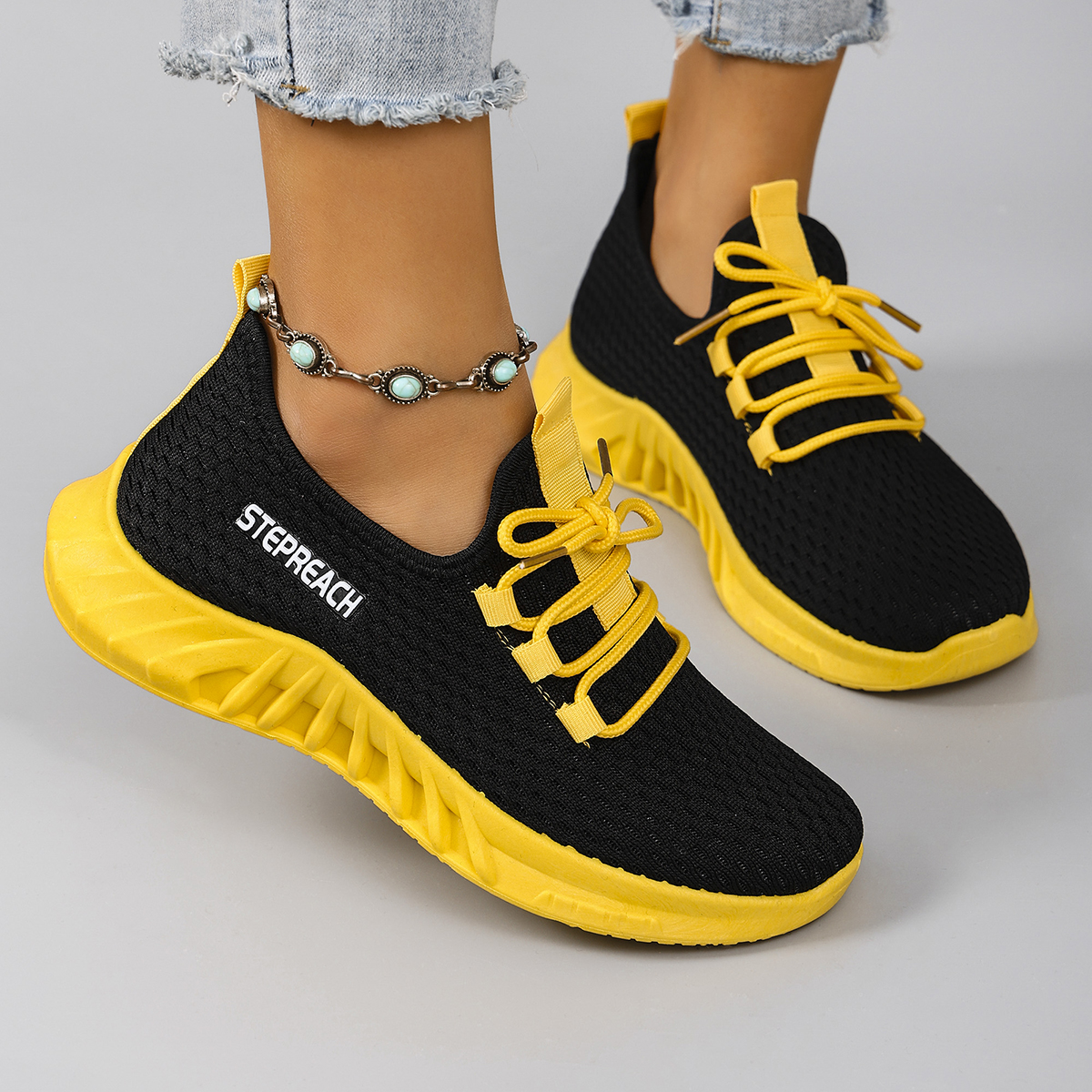 Women'S Fashion Tennis Shoes - Women's Summer Breathable Mesh Flat Shoes,