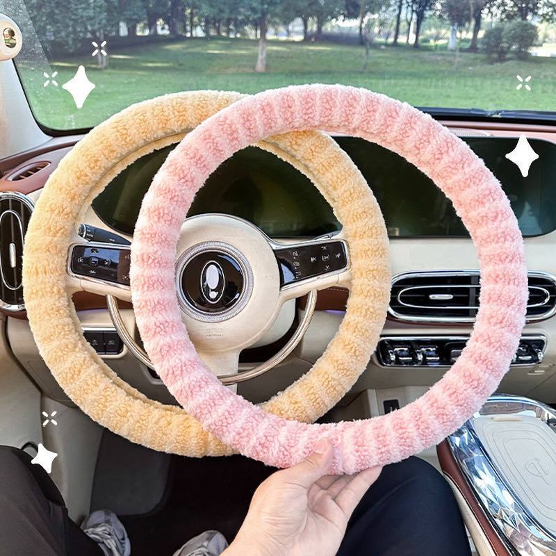 38CM Winter Car Steering Wheel - مراجعة Women Fashion Hub وسعره