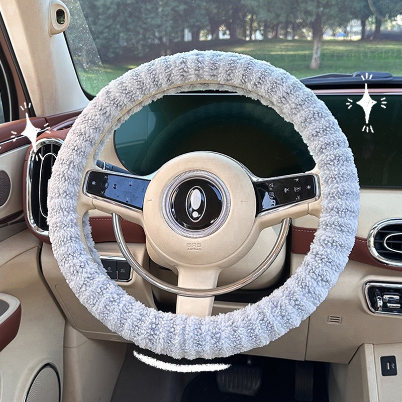 38CM Winter Car Steering Wheel - مراجعة Women Fashion Hub وسعره