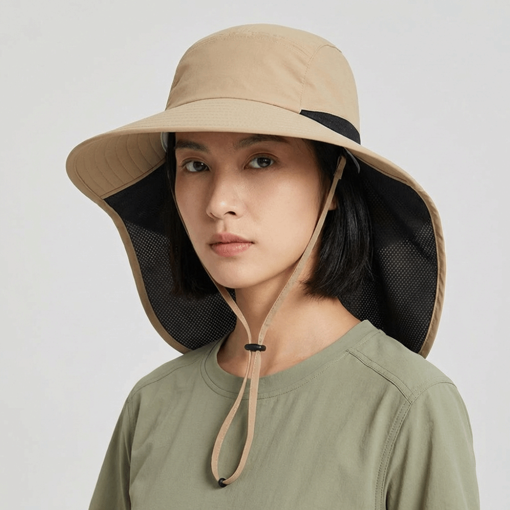 Fashion Wide Brim Outdoor Sun  - مراجعة Bucket Hat Women وسعره