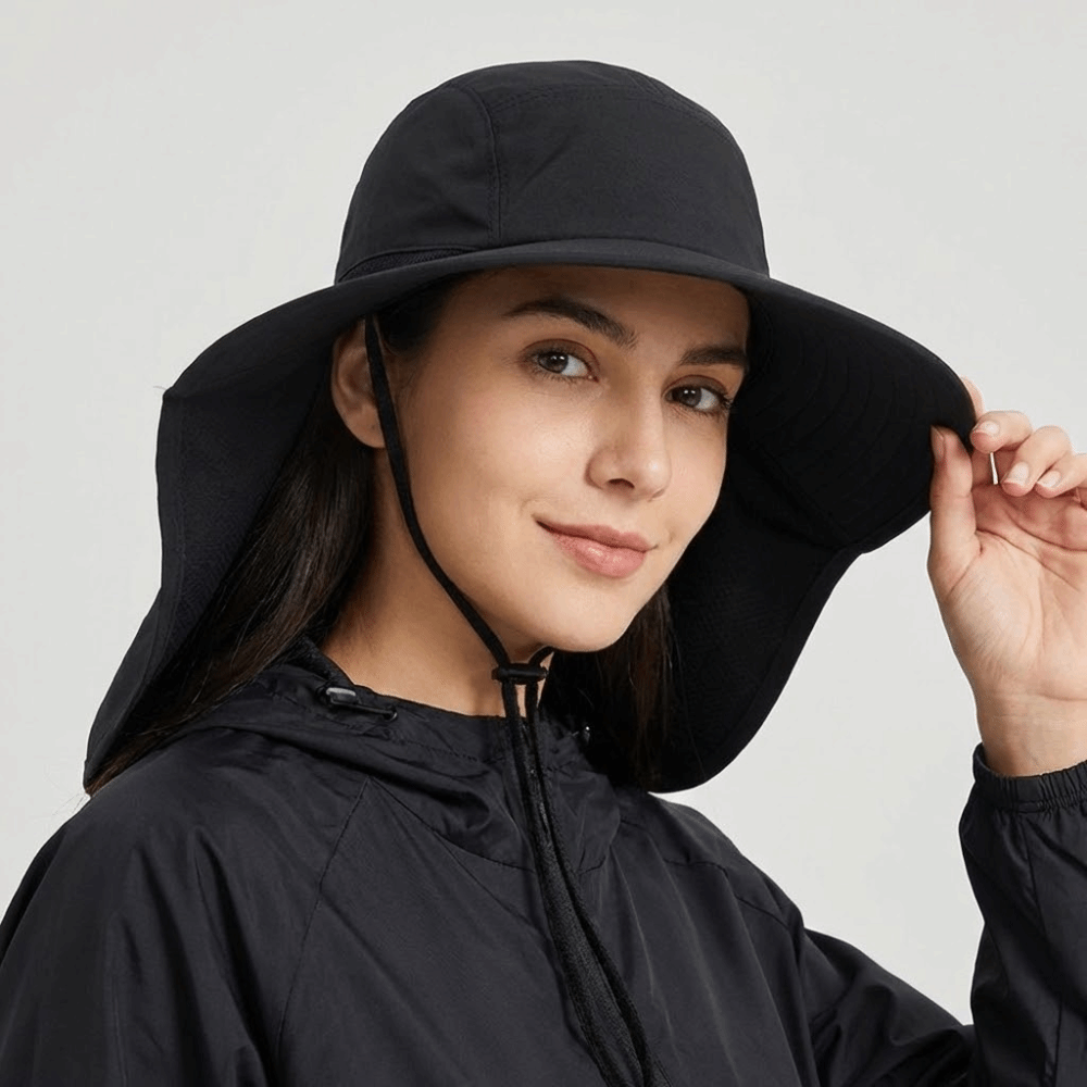 Fashion Wide Brim Outdoor Sun  - مراجعة Bucket Hat Women وسعره