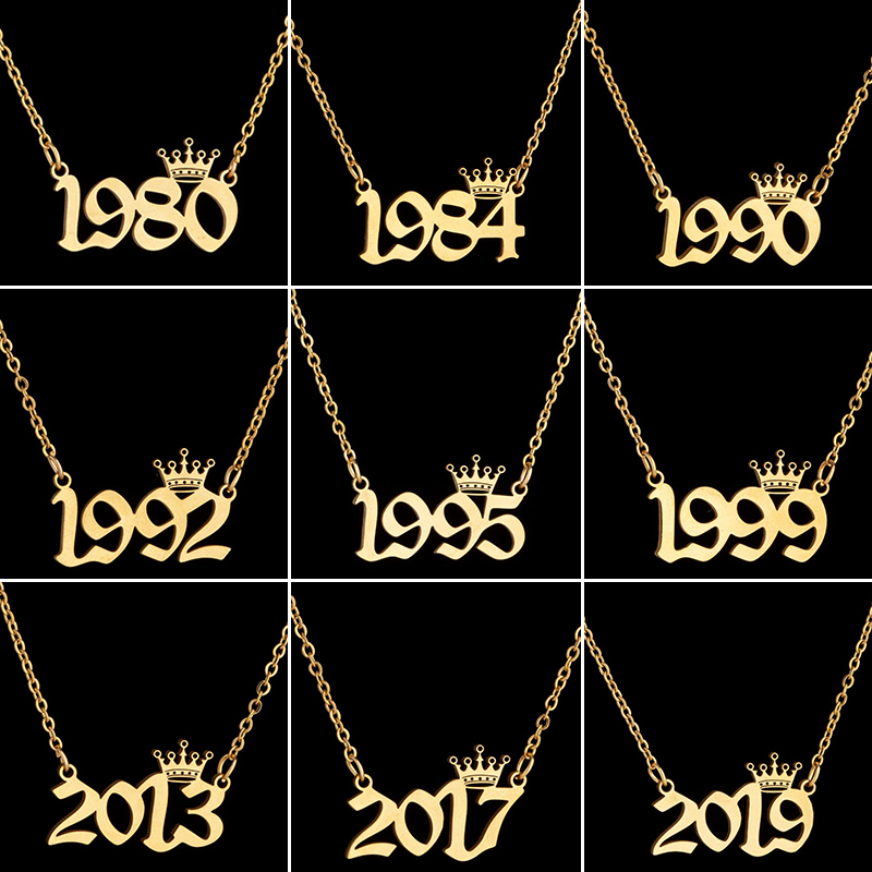 Stainless Steel Crown Year Num - مراجعة Women'S Fashion Year 2000 وسعره