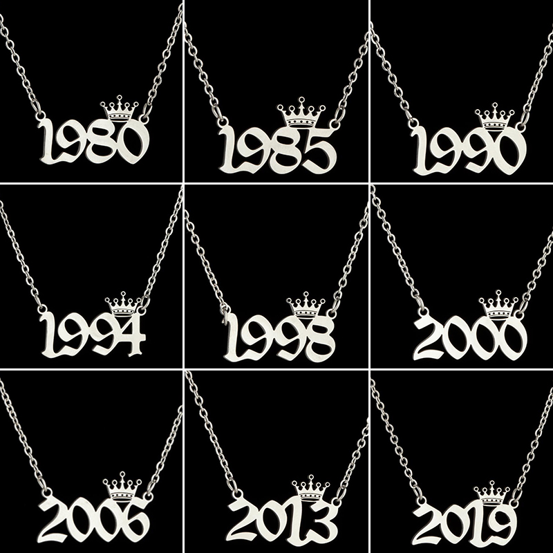 Stainless Steel Crown Year Num - مراجعة Women'S Fashion Year 2000 وسعره