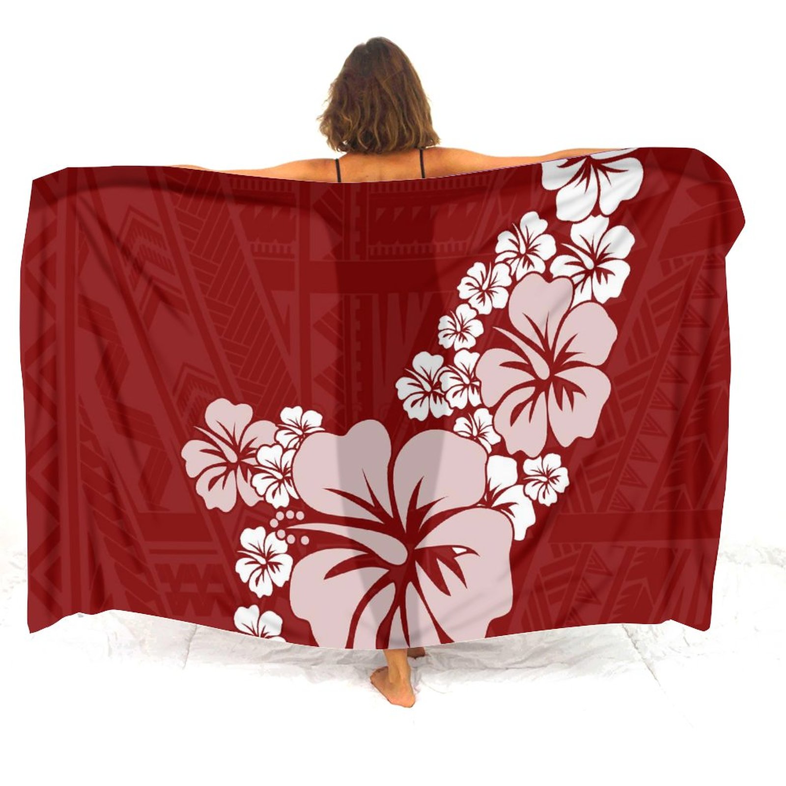Polynesian Art Print Sarong La - مراجعة Printed Wrap Skirt وسعره