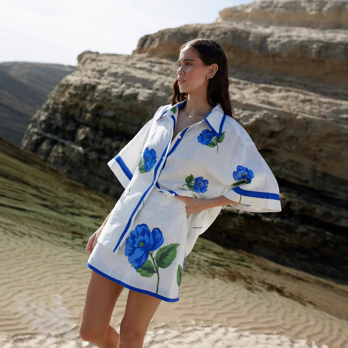 Women's Casual Print Single Br - مراجعة Printed Wrap Skirt وسعره