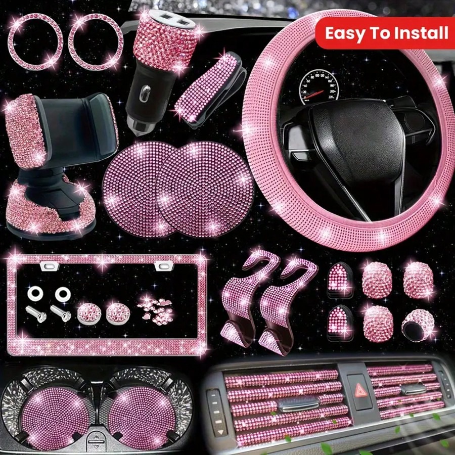 Artificial Diamond Car Steerin - مراجعة Women Fashion Hub وسعره