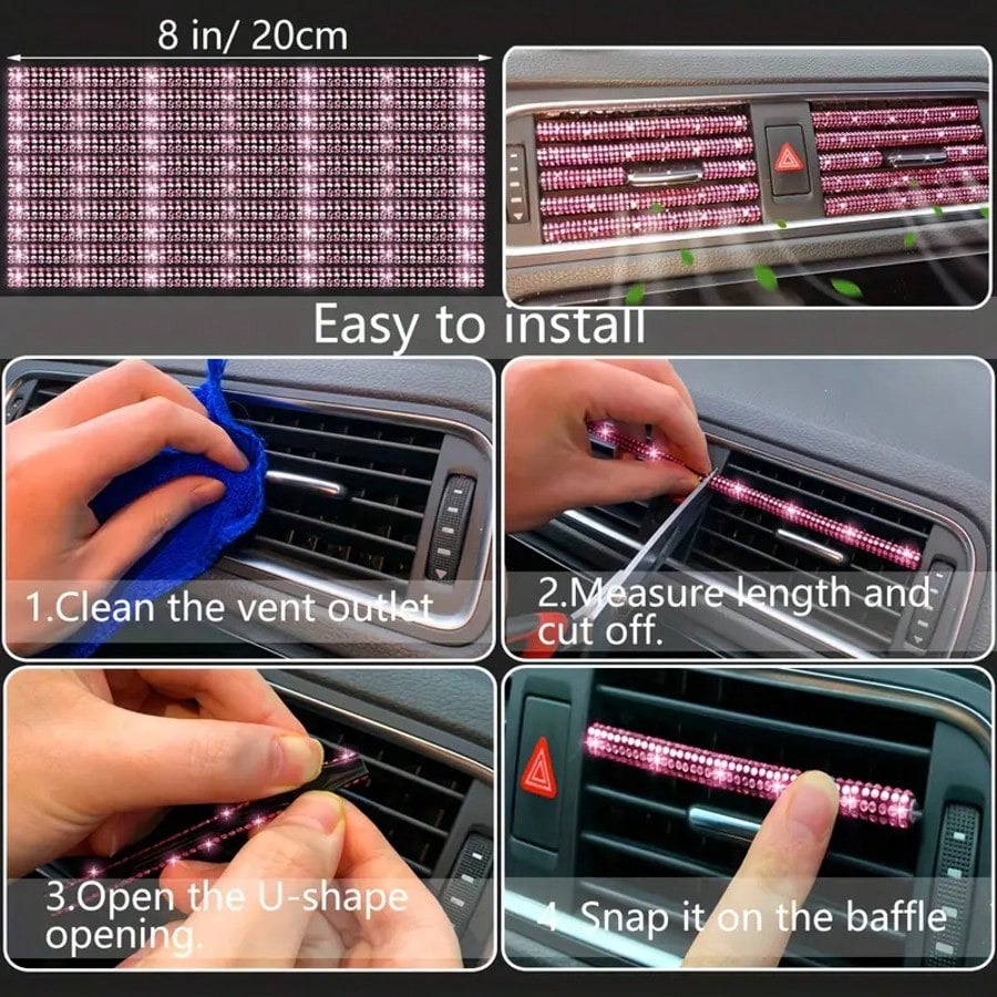 Artificial Diamond Car Steerin - مراجعة Women Fashion Hub وسعره