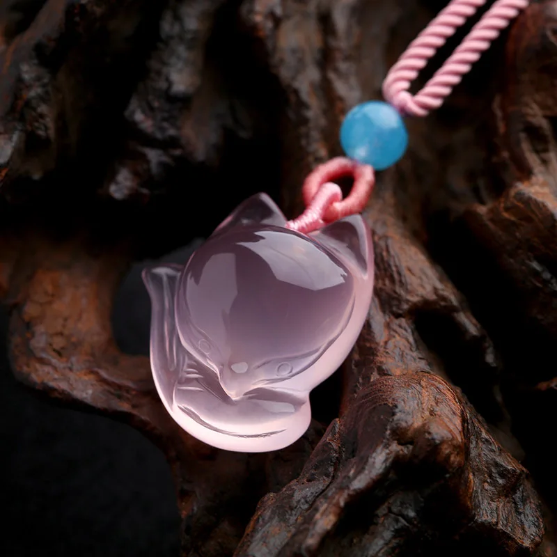 1PC Natural Pink Chalcedony ag - مراجعة Women Fashion Jewellery وسعره