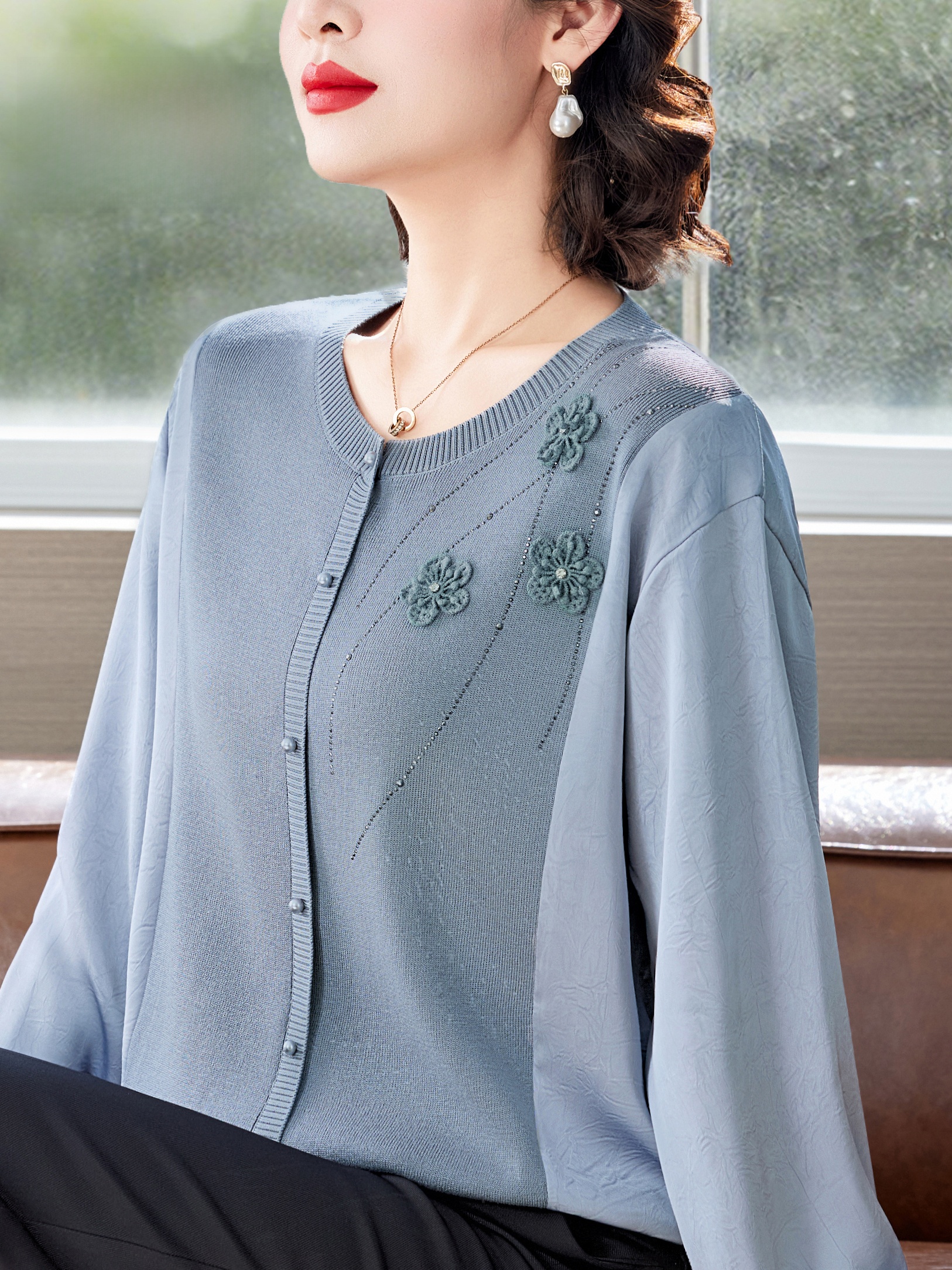 Stylish Knitted Open Cardigan  - مراجعة Women Fashion Over The Years وسعره