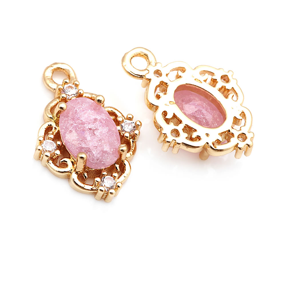 18K Gold Color Brass and Zirco - مراجعة Women Fashion Jewellery وسعره