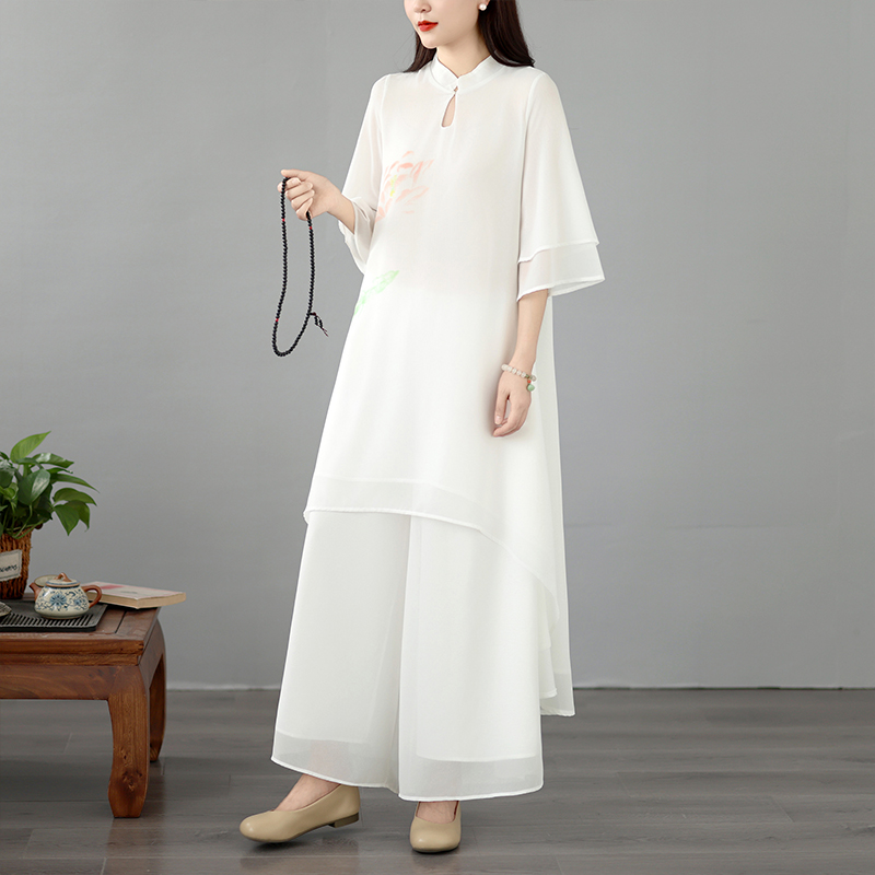Elegant Long Silk Georgette Pr - مراجعة Women Fashion Over The Years وسعره