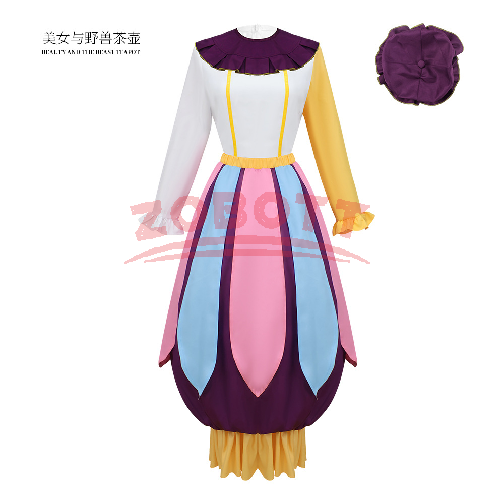 Tea Pot Mrs Potts Cosplay Long - مراجعة Women'S Fashion Hats وسعره