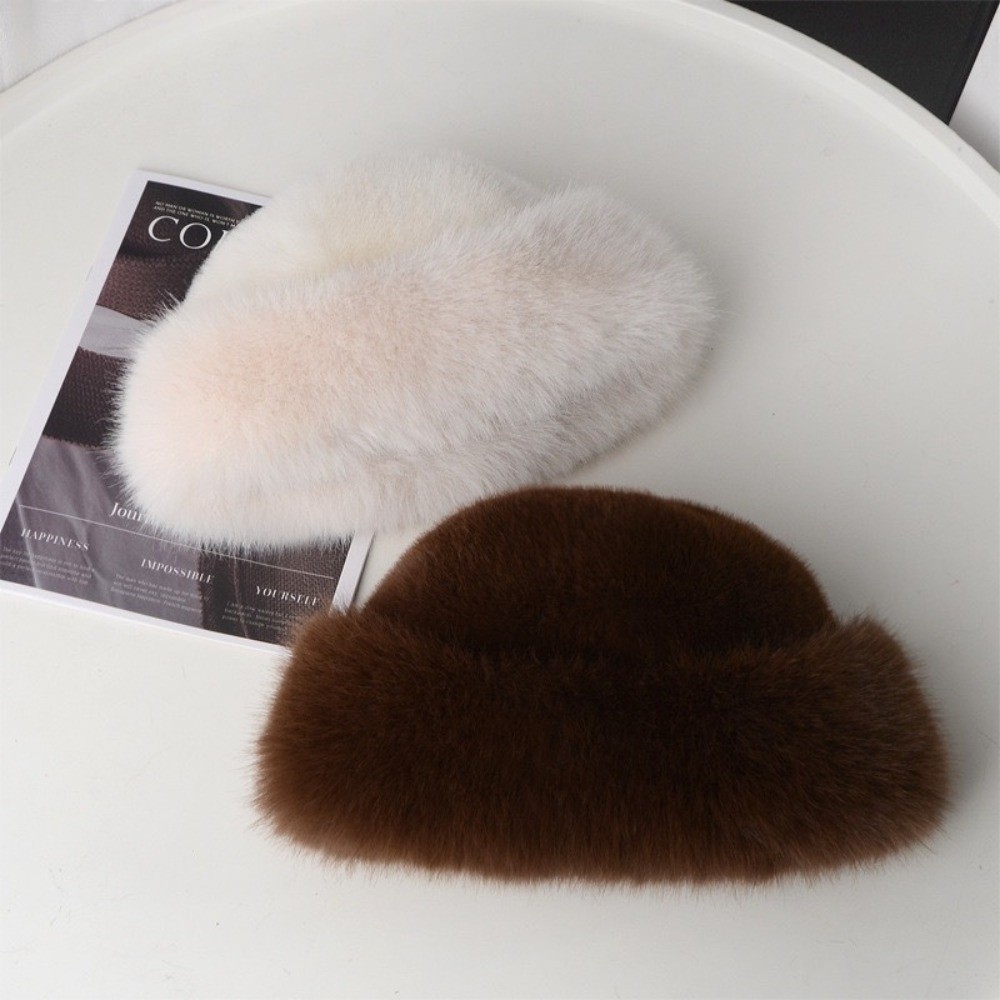 Fashion Headwear Fluffy Fur Wi - مراجعة Bucket Hat Women وسعره