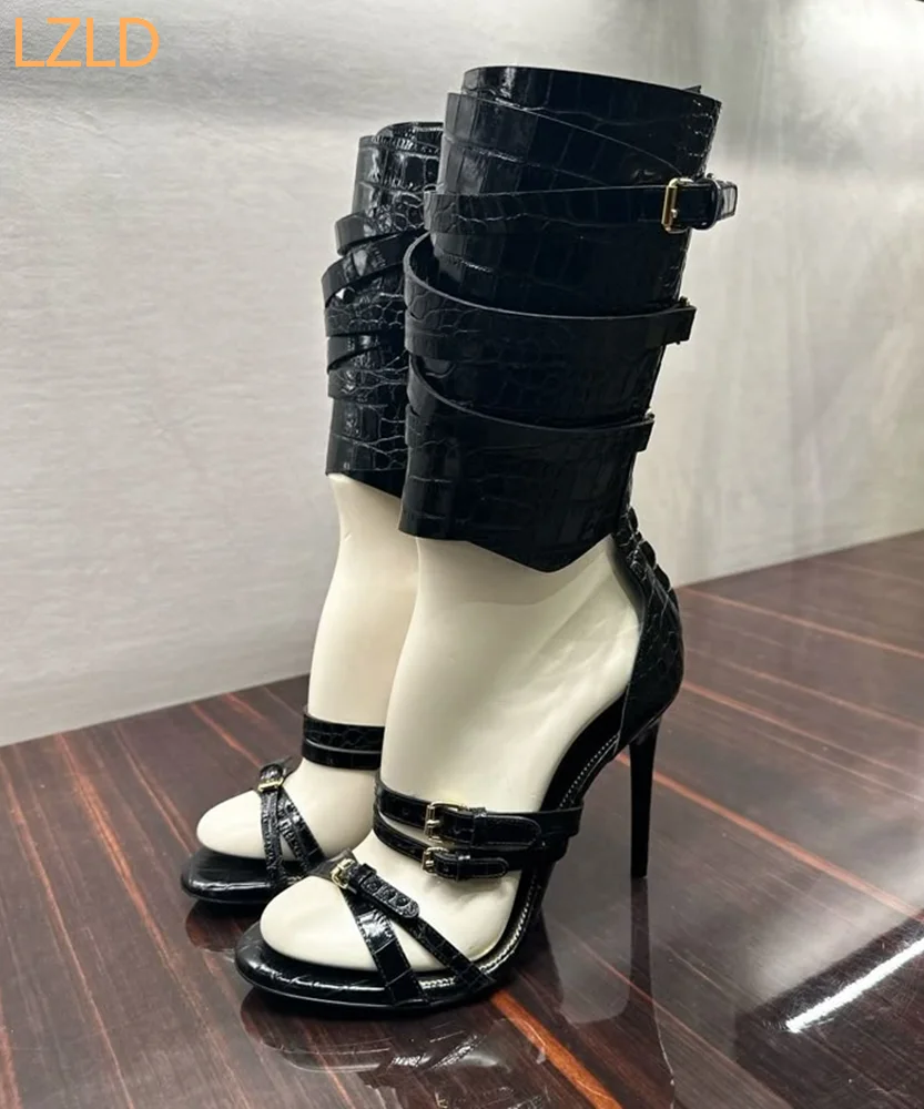 Black Sexy Catwalk Women Sanda - مراجعة Fashion Women Belt وسعره