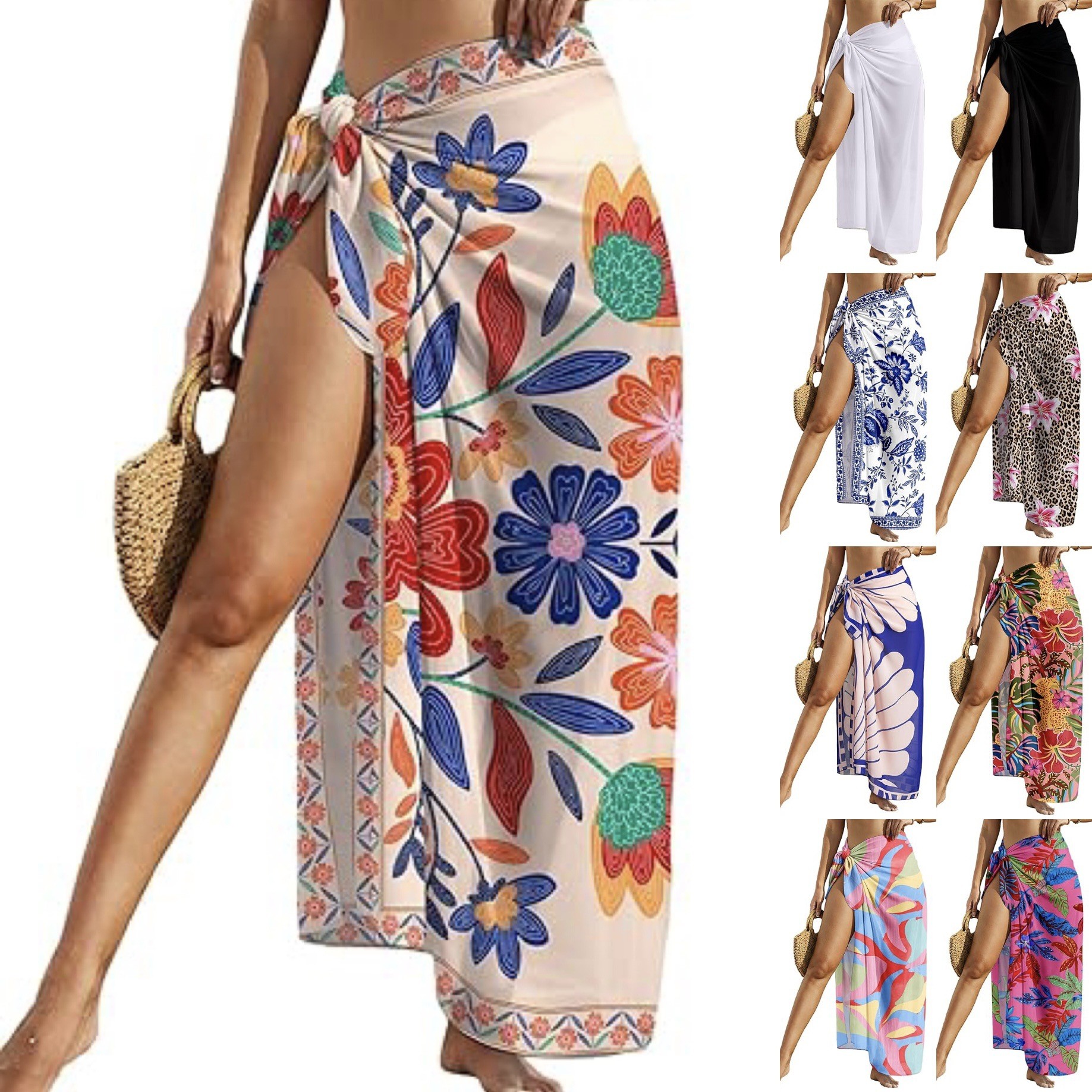 Pareo Dress Printed Beach Wome - مراجعة Printed Wrap Skirt وسعره