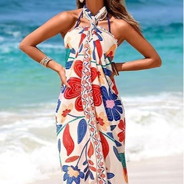 Pareo Dress Printed Beach Wome - مراجعة Printed Wrap Skirt وسعره