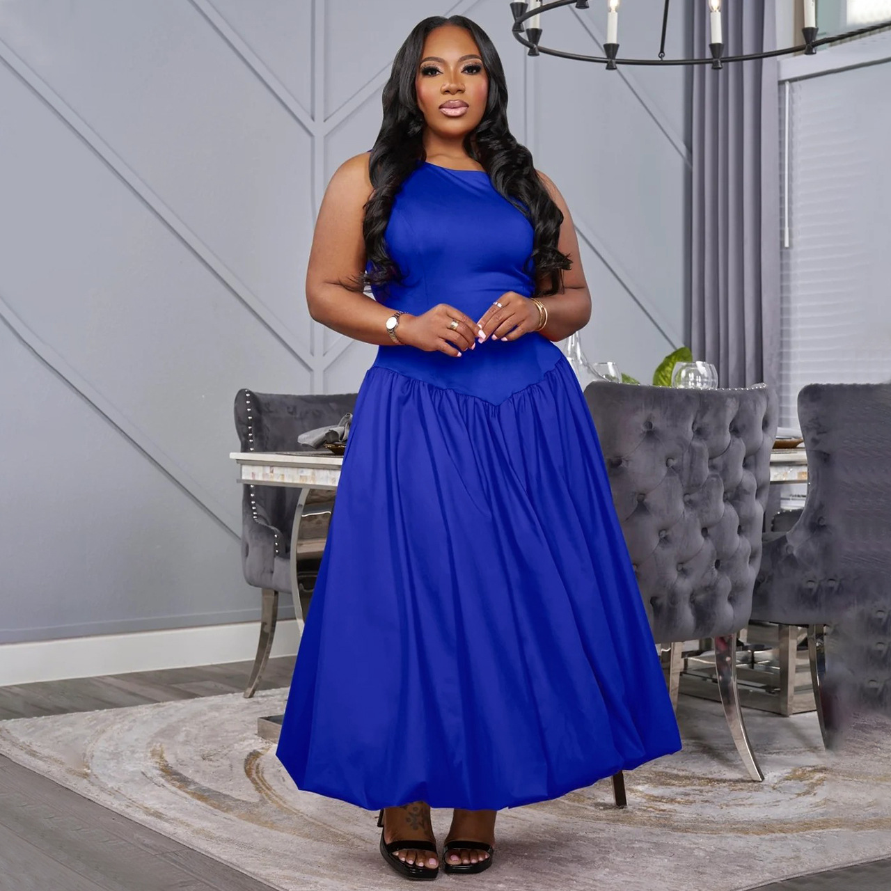 Women's plus Size Round neck L - مراجعة Bodycon Dress Women وسعره