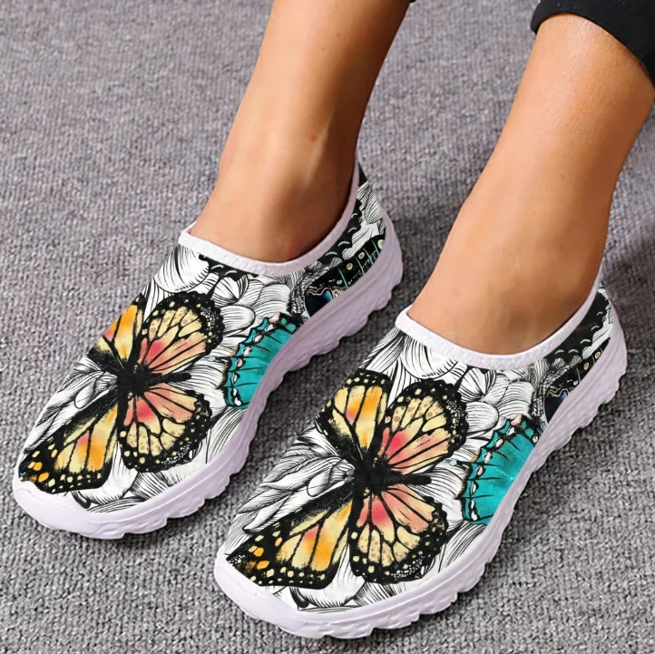 Boho Butterfly Loafers Mesh Hi - مراجعة Women'S Fashion Tennis Shoes وسعره