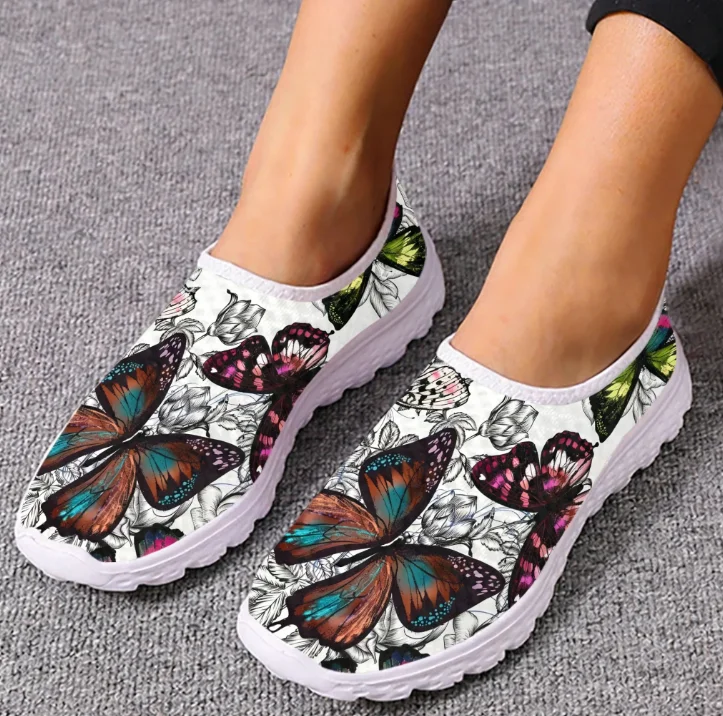 Boho Butterfly Loafers Mesh Hi - مراجعة Women'S Fashion Tennis Shoes وسعره