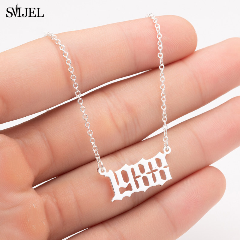 SMJEL Personalize Year Number  - مراجعة Women'S Fashion Year 2000 وسعره