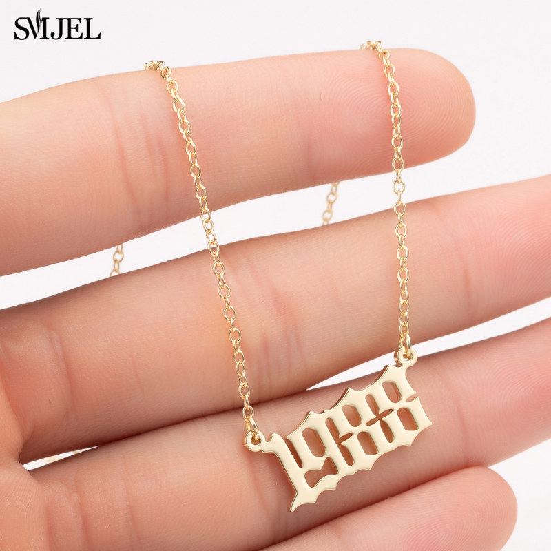SMJEL Personalize Year Number  - مراجعة Women'S Fashion Year 2000 وسعره