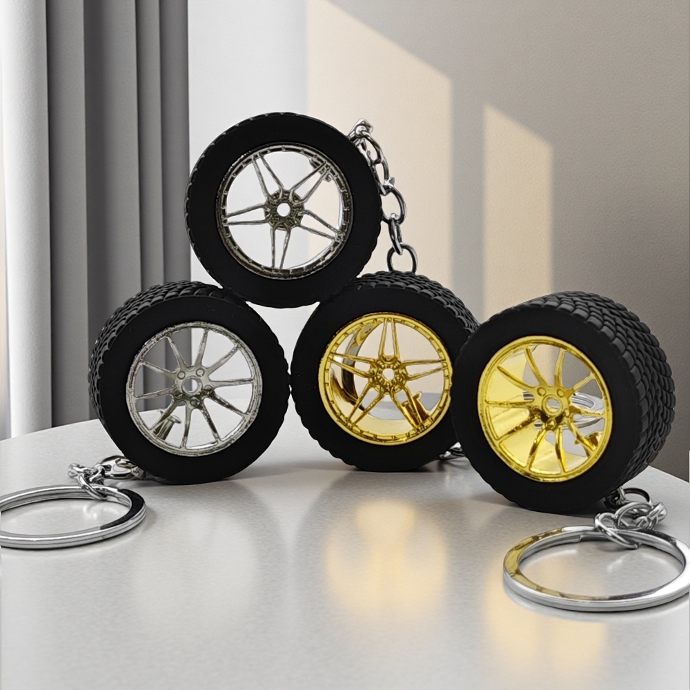 Auto Parts Mini Rims Keychain  - مراجعة Women Fashion Hub وسعره