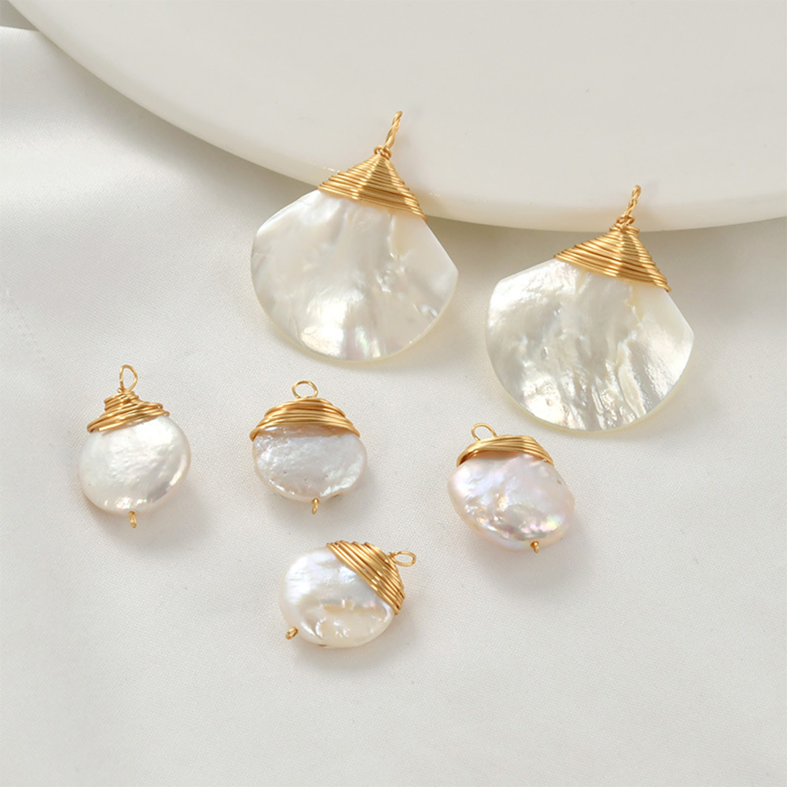 1pc Brass Charms Gold Color Wi - مراجعة Women Fashion Jewellery وسعره