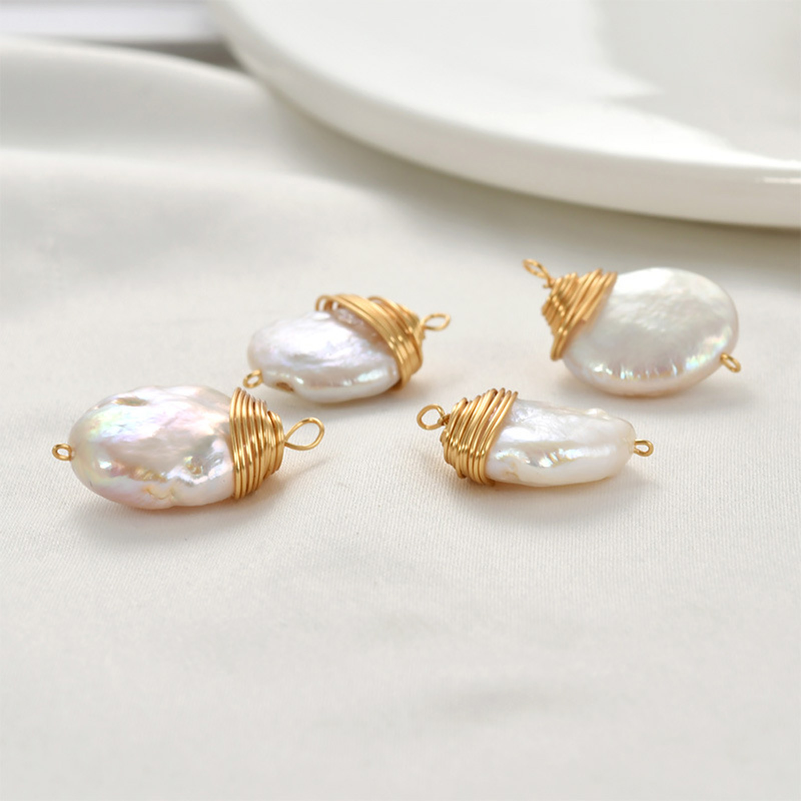 1pc Brass Charms Gold Color Wi - مراجعة Women Fashion Jewellery وسعره