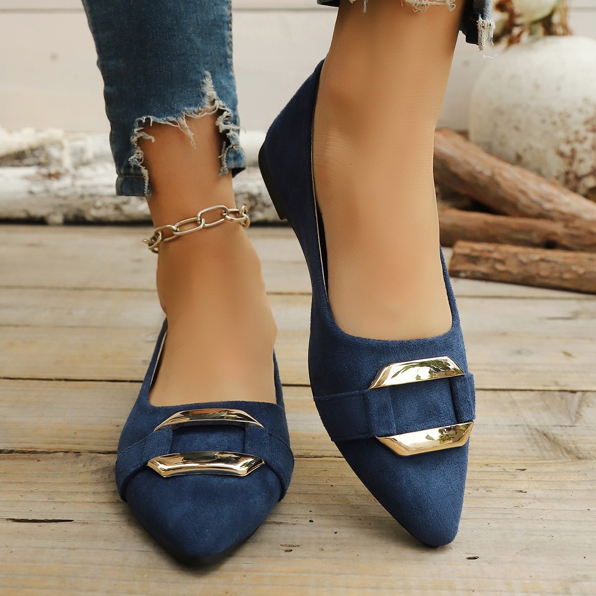 Spring and Autumn Elegant Poin - مراجعة Women Fashion Heels وسعره