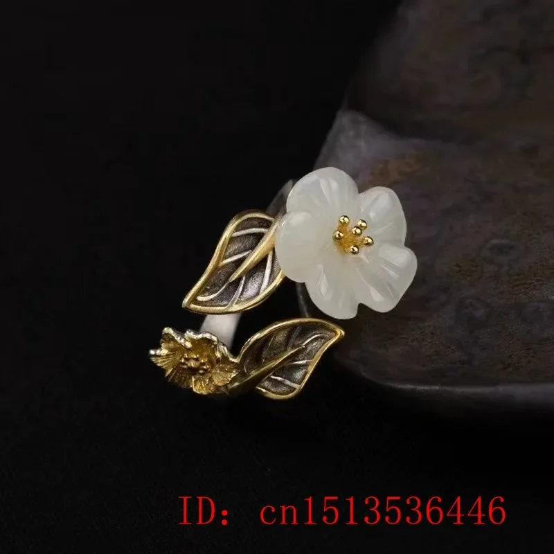 925 Silver White Hetian Jade F - مراجعة Women Fashion Jewellery وسعره