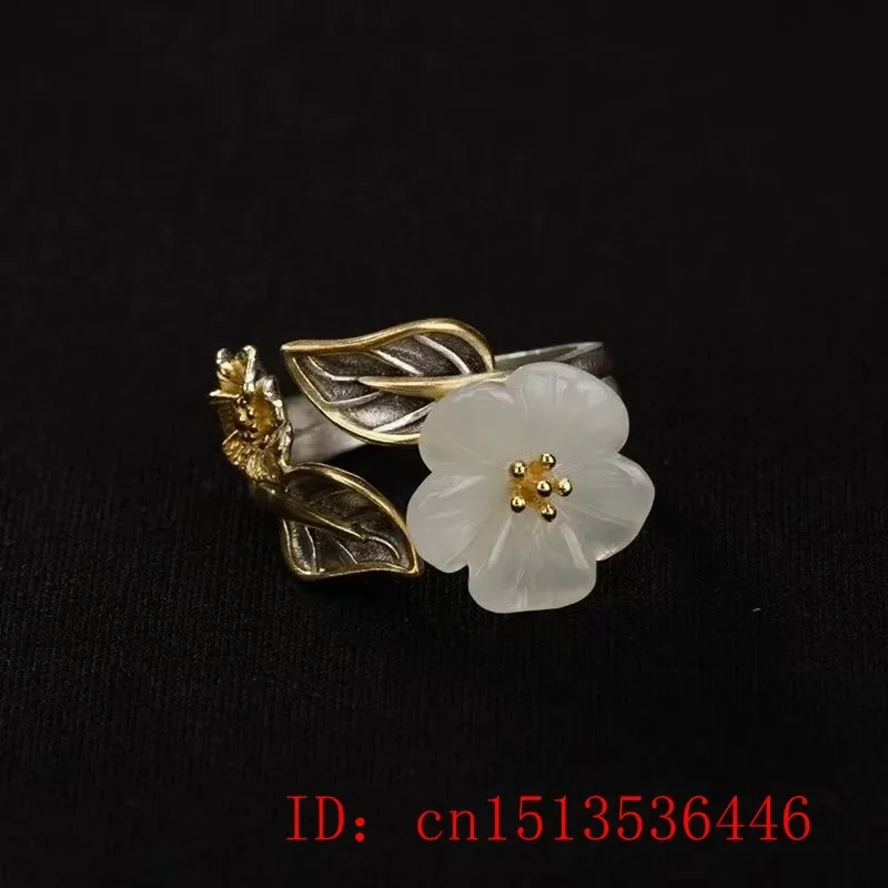 925 Silver White Hetian Jade F - مراجعة Women Fashion Jewellery وسعره