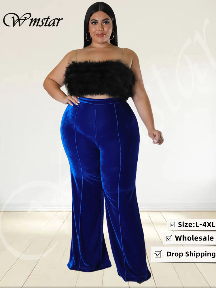 Wmstar Plus Size Pants Women C - مراجعة Women'S Fashion Leggings وسعره