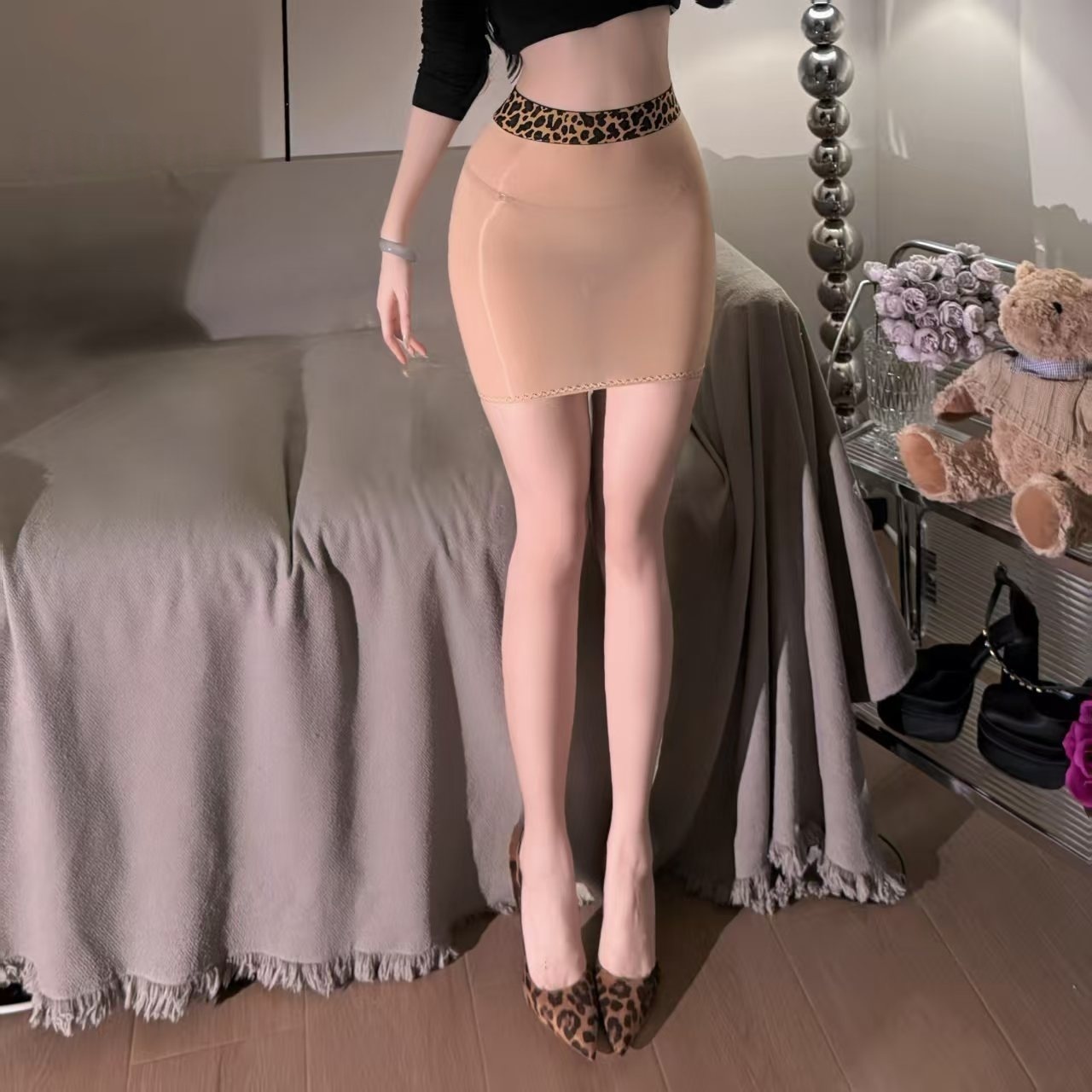 Perspective Silky Smooth Shiny - مراجعة Printed Wrap Skirt وسعره