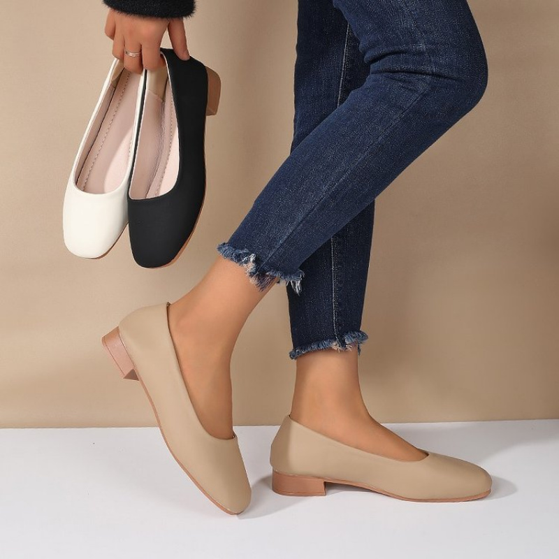 Soft Leather Round Toe Slip-On - مراجعة Women'S Fashion Footwear وسعره