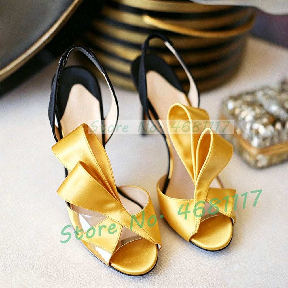Satin Bow Back Strap High Heel - مراجعة Slip Dress Satin وسعره