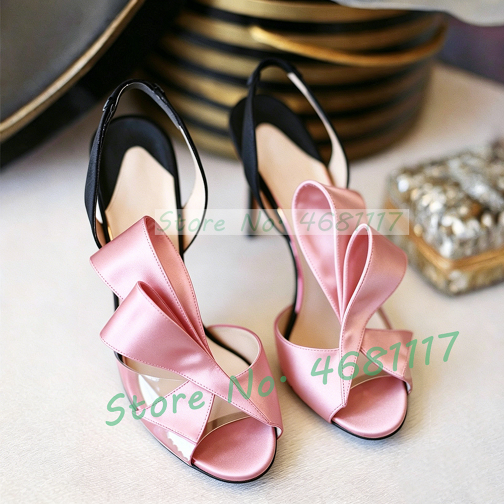 Satin Bow Back Strap High Heel - مراجعة Slip Dress Satin وسعره