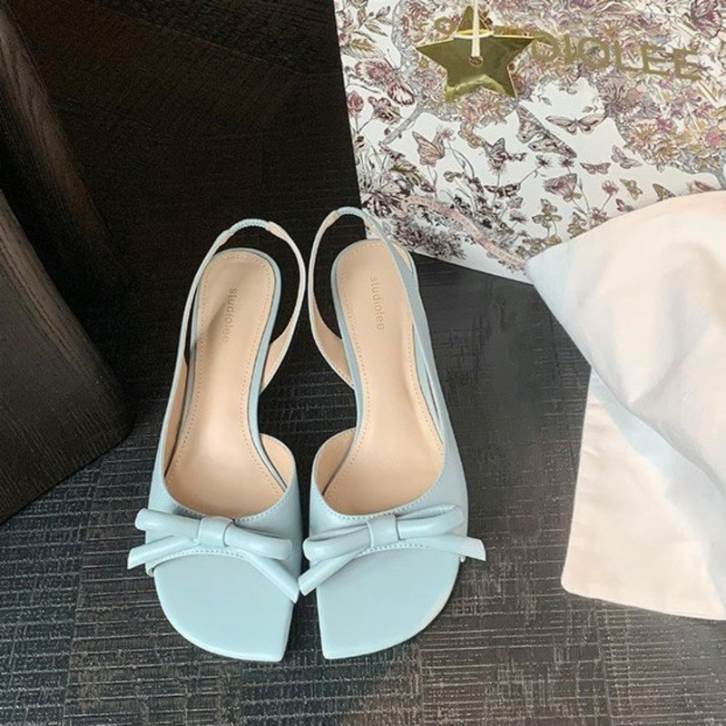 Elegant bow satin low heels sa - مراجعة Slip Dress Satin وسعره