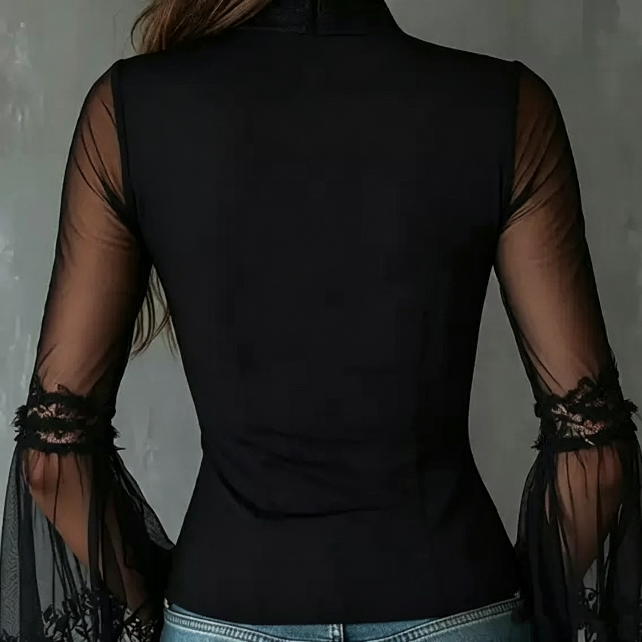 Ladies Black round Neck Long S - مراجعة Women Fashion Necklace وسعره