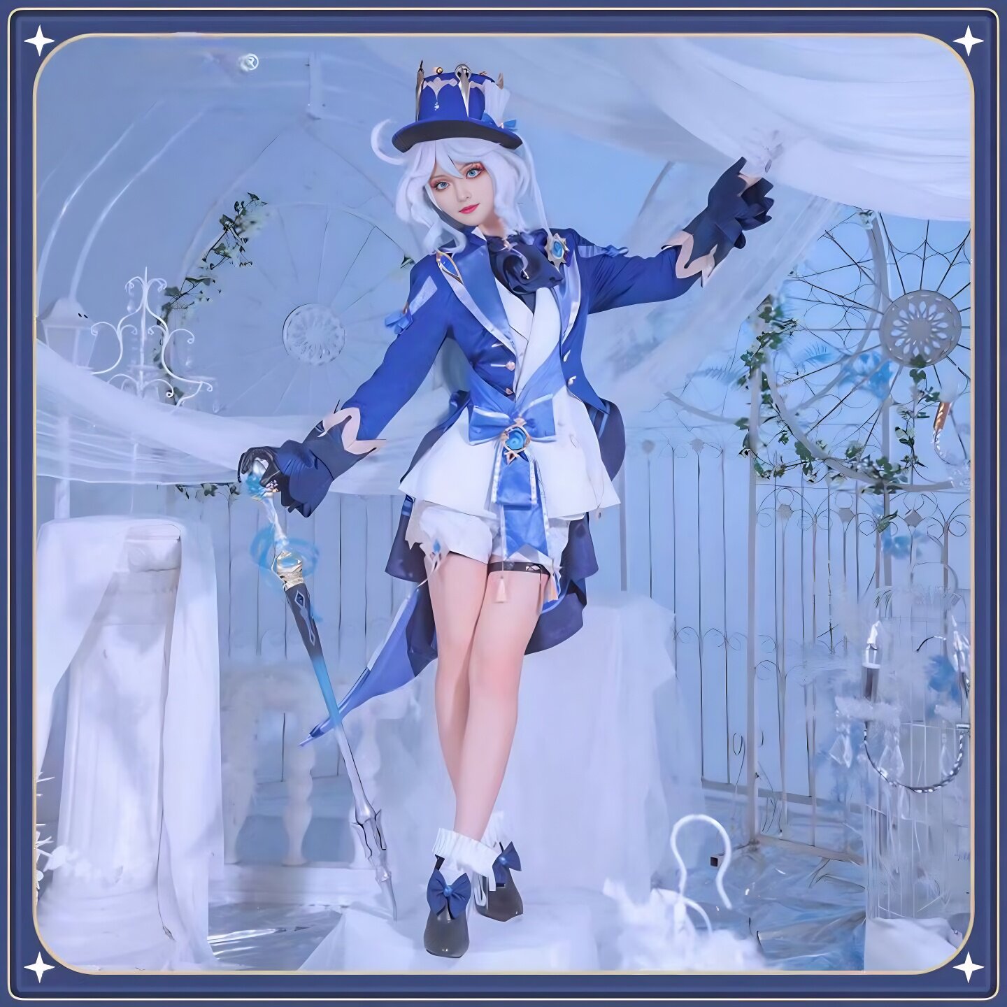 Furina Cosplay Costume Game Ge - مراجعة Knitted Vest Women وسعره
