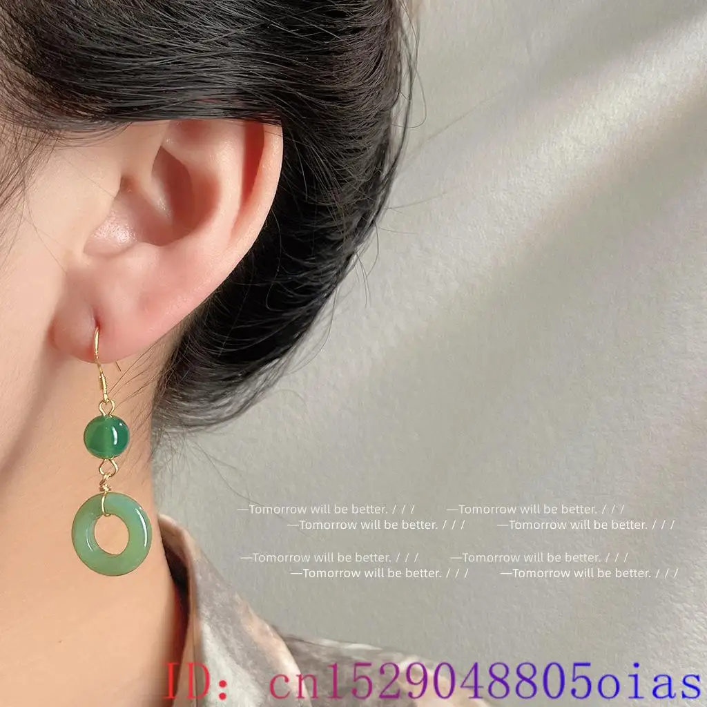 Green Real Jade Ring Earrings  - مراجعة Women Fashion Jewellery وسعره
