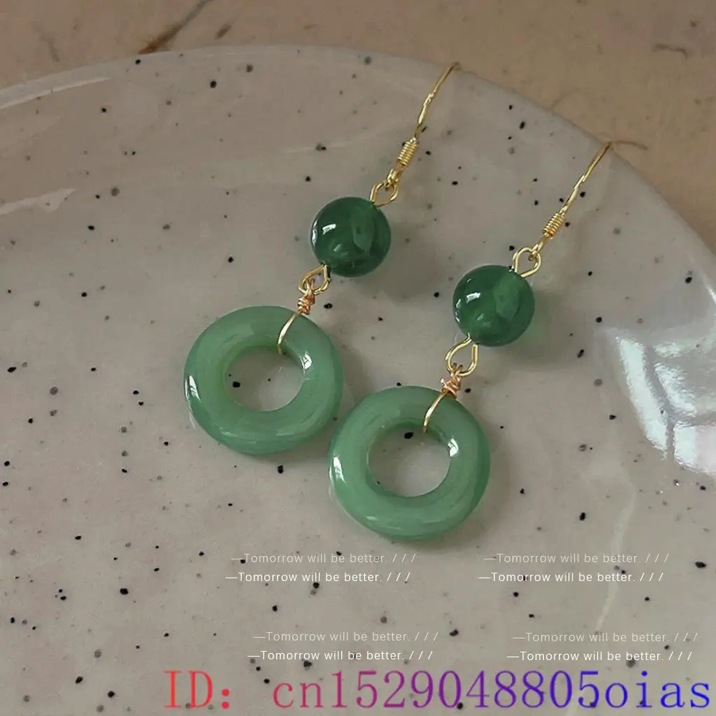 Green Real Jade Ring Earrings  - مراجعة Women Fashion Jewellery وسعره