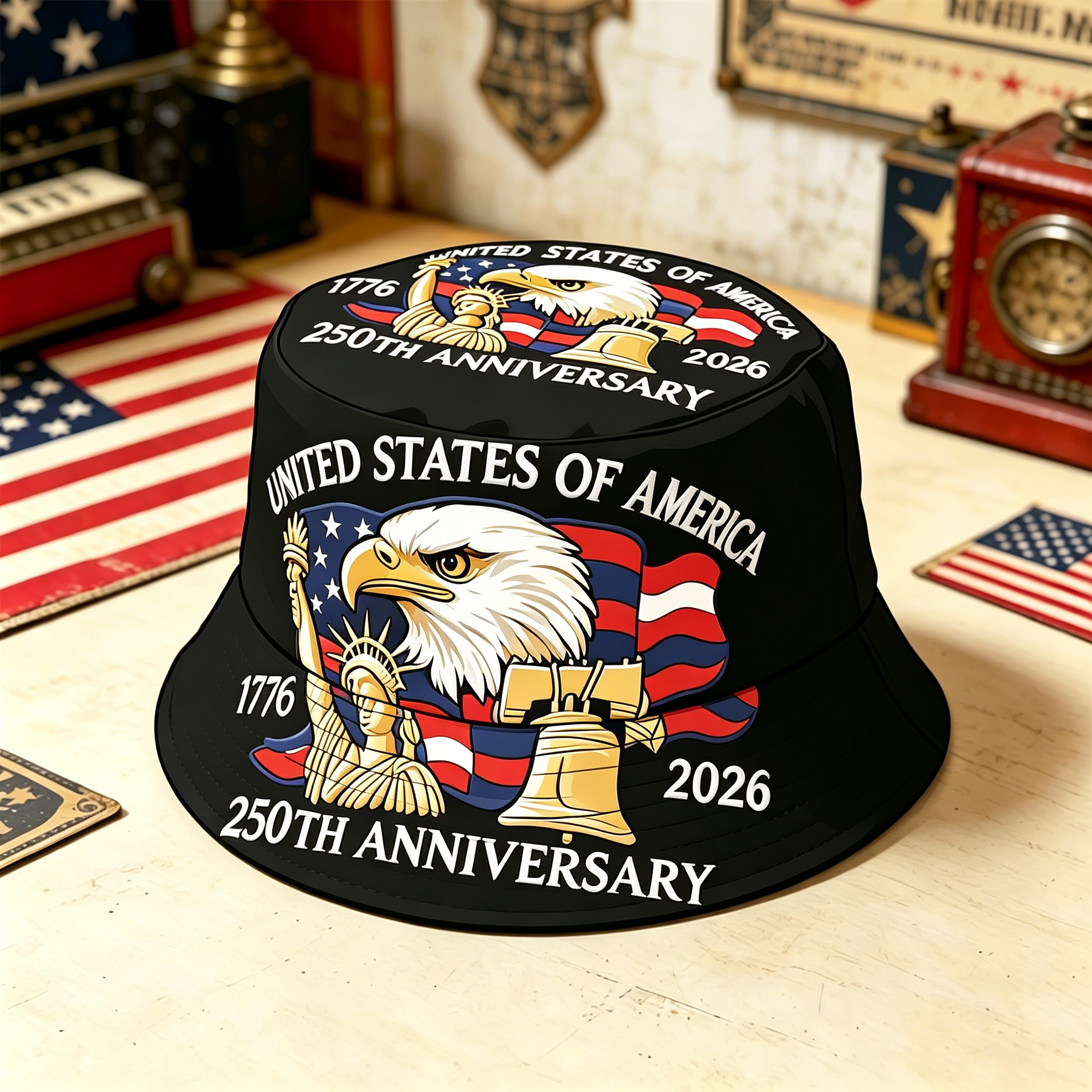 USA 250th Anniversary Bucket H - مراجعة Bucket Hat Women وسعره