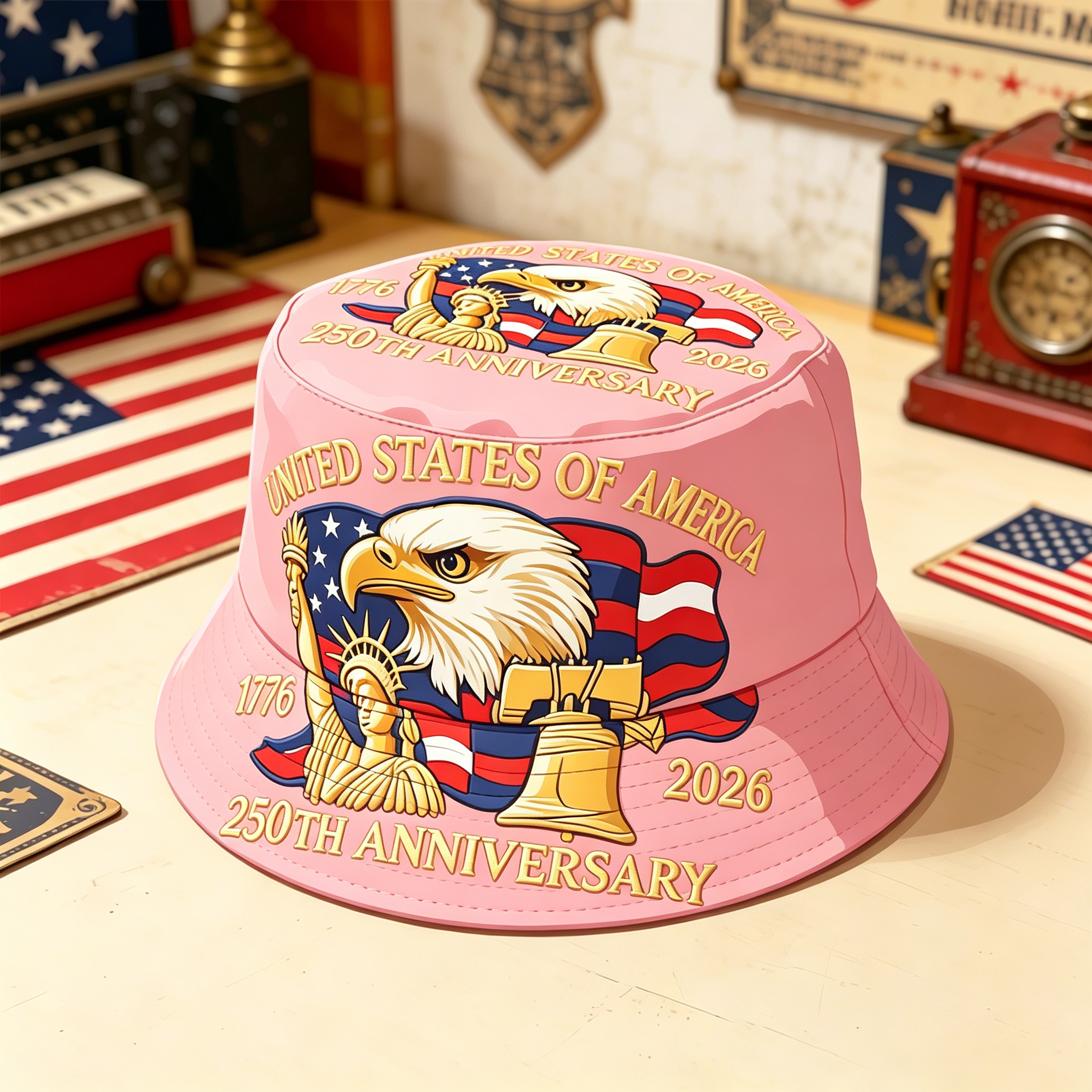 USA 250th Anniversary Bucket H - مراجعة Bucket Hat Women وسعره
