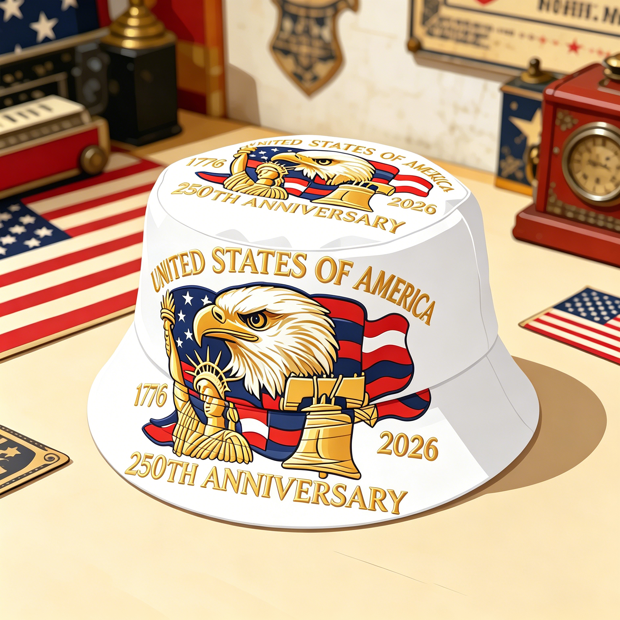 USA 250th Anniversary Bucket H - مراجعة Bucket Hat Women وسعره