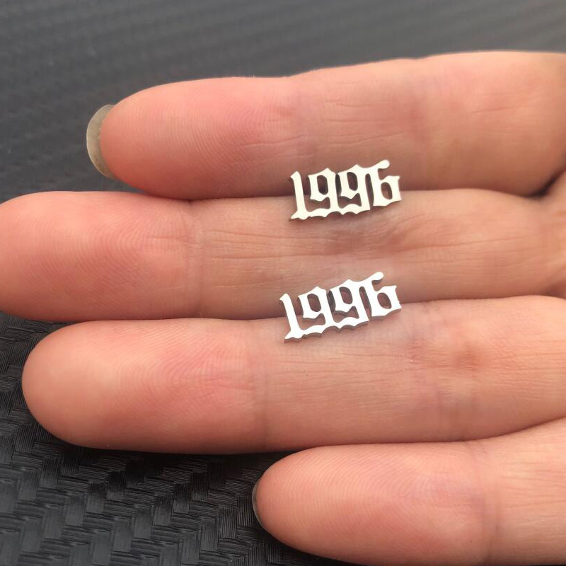 Tiny Year Number Stainless Ste - مراجعة Women'S Fashion Year 2000 وسعره