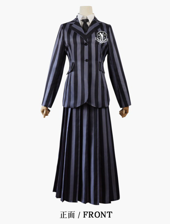 Anime Addams Cosplay Wednesday - مراجعة Knitted Vest Women وسعره