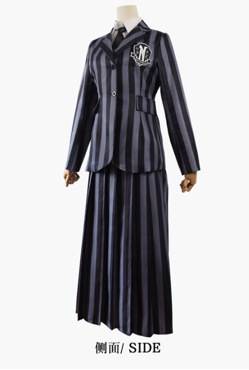 Anime Addams Cosplay Wednesday - مراجعة Knitted Vest Women وسعره