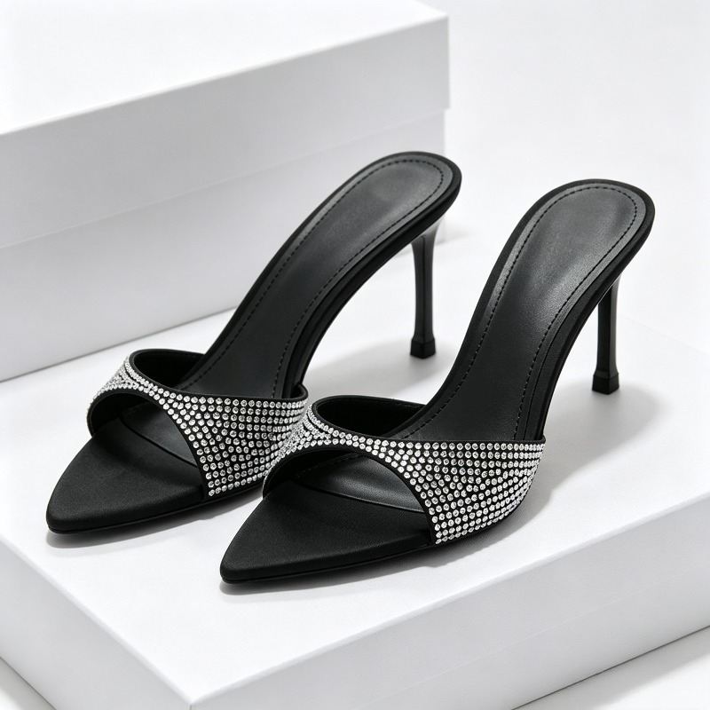 Rhinestone Designer Heels Slip - مراجعة Slip Dress Satin وسعره