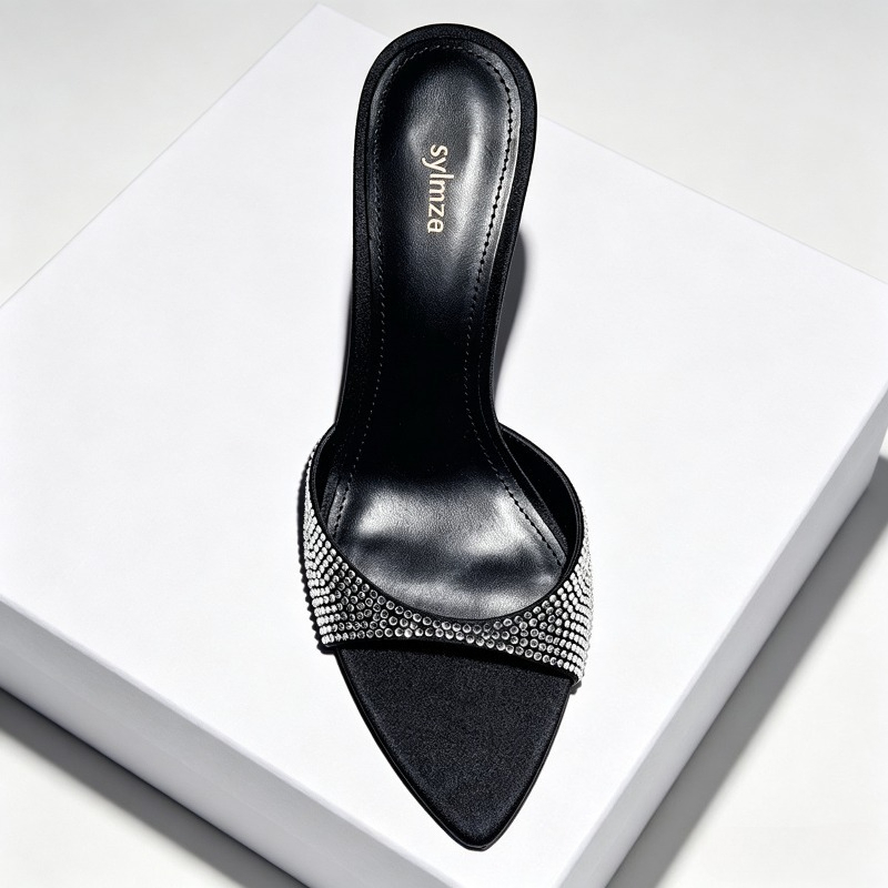 Rhinestone Designer Heels Slip - مراجعة Slip Dress Satin وسعره