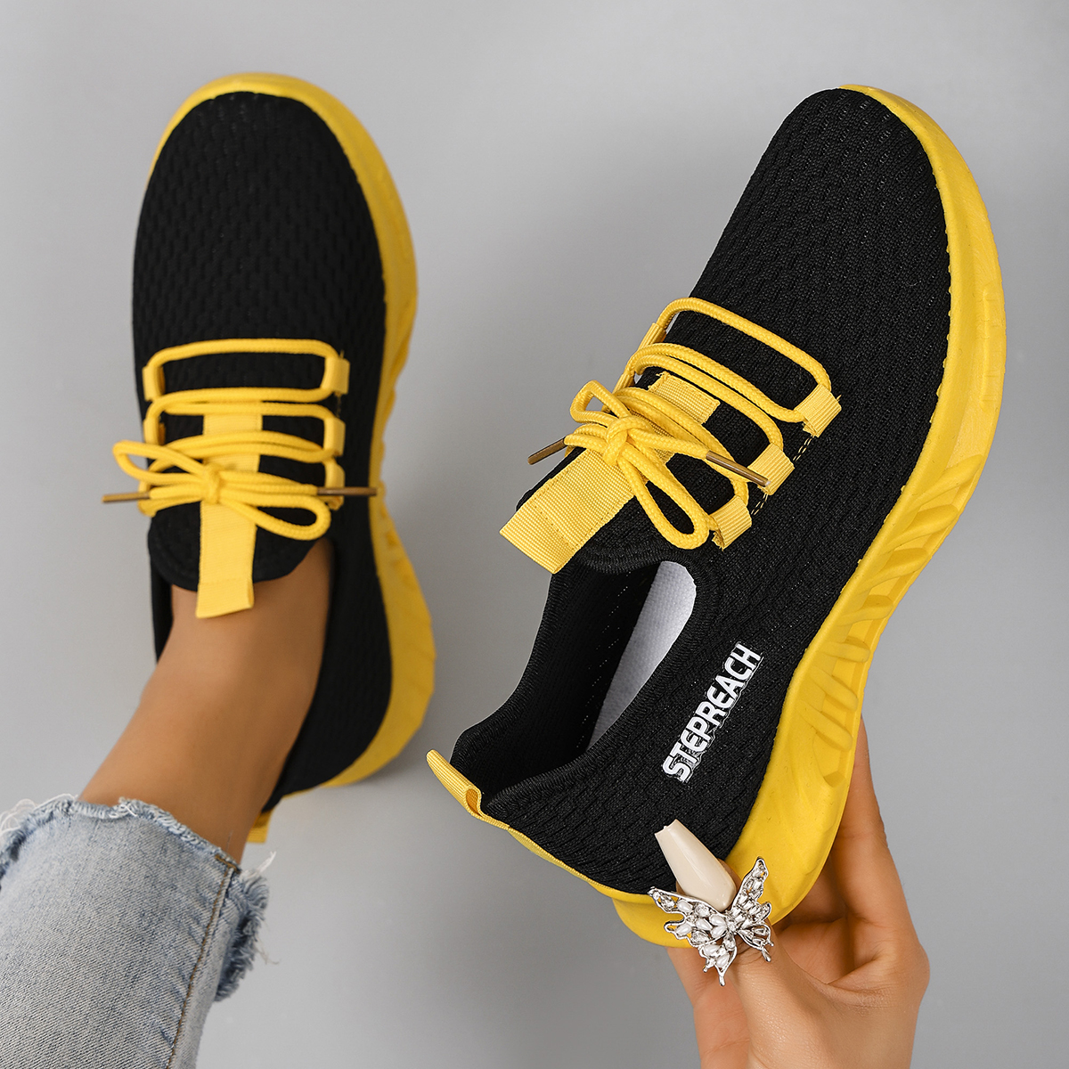 Women's Summer Breathable Mesh - مراجعة Women'S Fashion Tennis Shoes وسعره